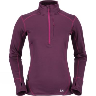 Top Rab Power Stretch Pull-On Mujer - Burdeos - Chile SYO650791